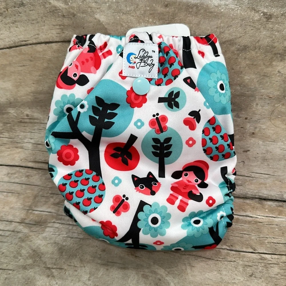 Lalabye Baby, NEWBORN size cloth diapers reusable. Hook and Loop *NEW*